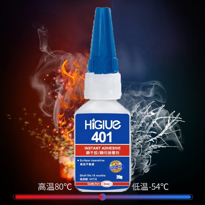 industrial adhesive HiGlue super pegamento for plastic rubber and metal