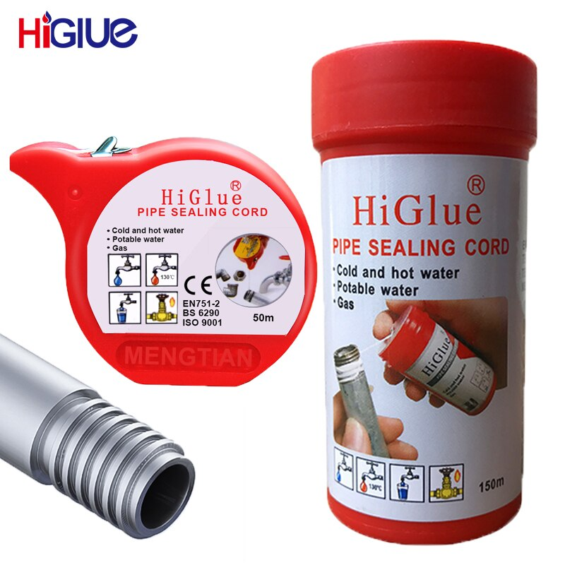 Higlue 55 Pipe Thread sealing cord PTFE Thread Sealant corrosion resistancebn Not afraid of high and low temperatures