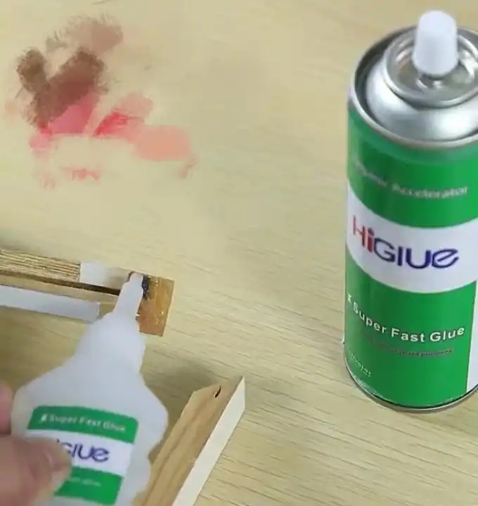 Adhesive With Activator MDF Kit Super Glue with Accelerator for Wood