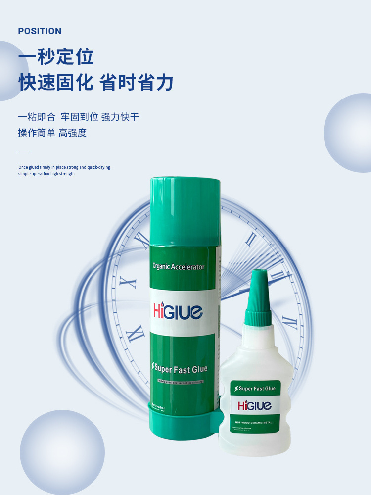 Wholesaler Two-component 50g /100g Glue + 200ml/400ml Spray CA Glue Cyanoacrylate Adhesive with Activator