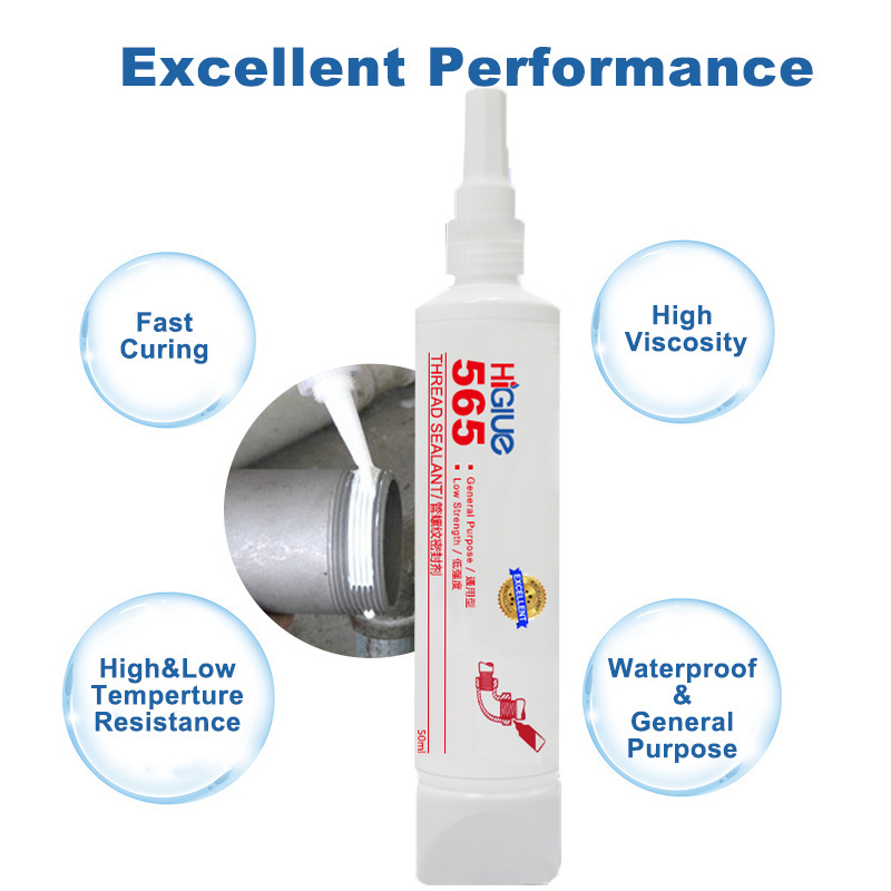 50ml HiGlue 510 515 515 518 plane sealant 565 567 577  metal pipe thread sealant valve faucet leak-proof glue