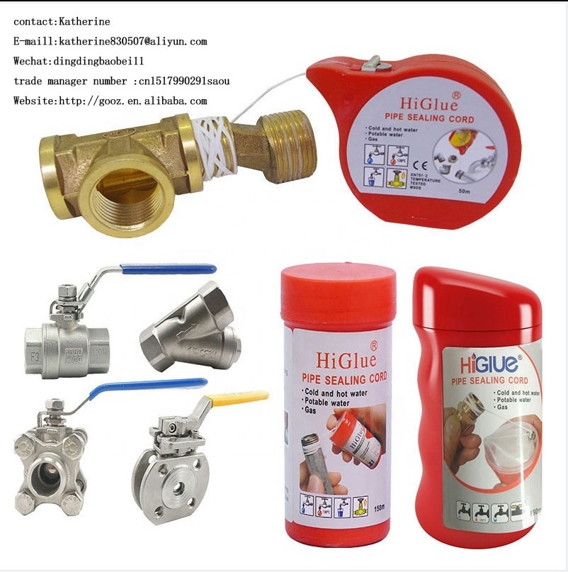 Higlue 55 Pipe Thread sealing cord PTFE Thread Sealant corrosion resistancebn Not afraid of high and low temperatures