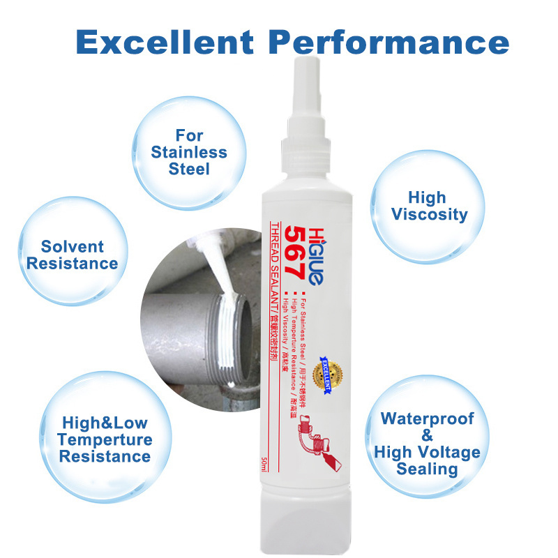 Higlue 567 High Temperature Resistance Steel Pipe Adhesive