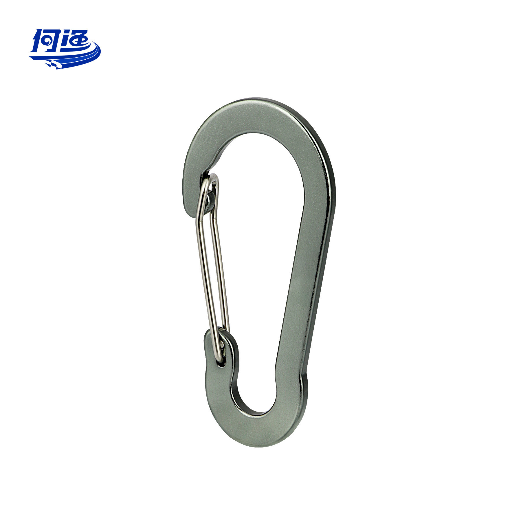 Multi-purpose CC5 2.7inch Aluminum Mini Keychain Round Rotating Carabiner Hook Clips