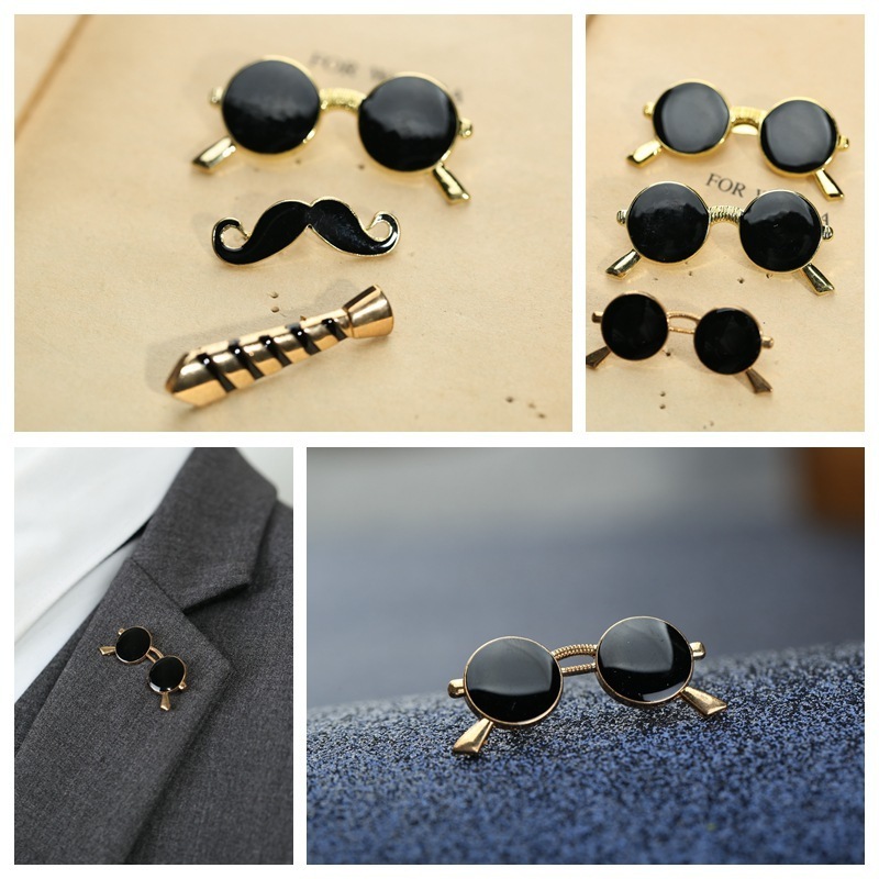 Go Party Wholesale Metal Alloy Sunglasses Brooch Women Small Glasses Sunglasses Brooches Pin Scarf Pin Clothing Accessories