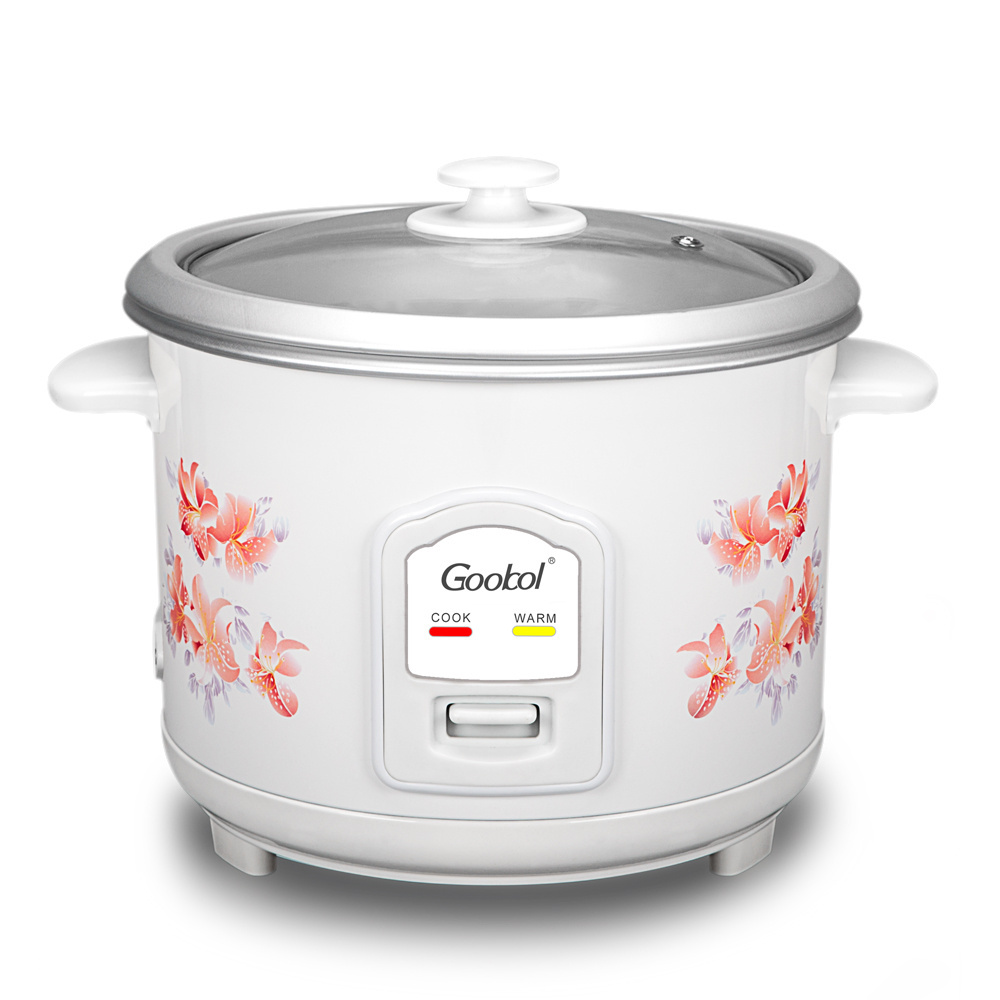 free 3L Top Quality double pots Rice Cooker Electric ss pot Rice Cooker Guangdong Manufacture