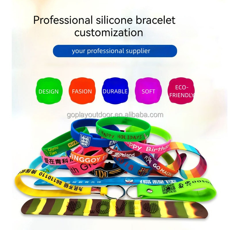 Luminous Silicone Wristbands Rubber Bracelets elastic event Silicone wristbands Glow in The Dark