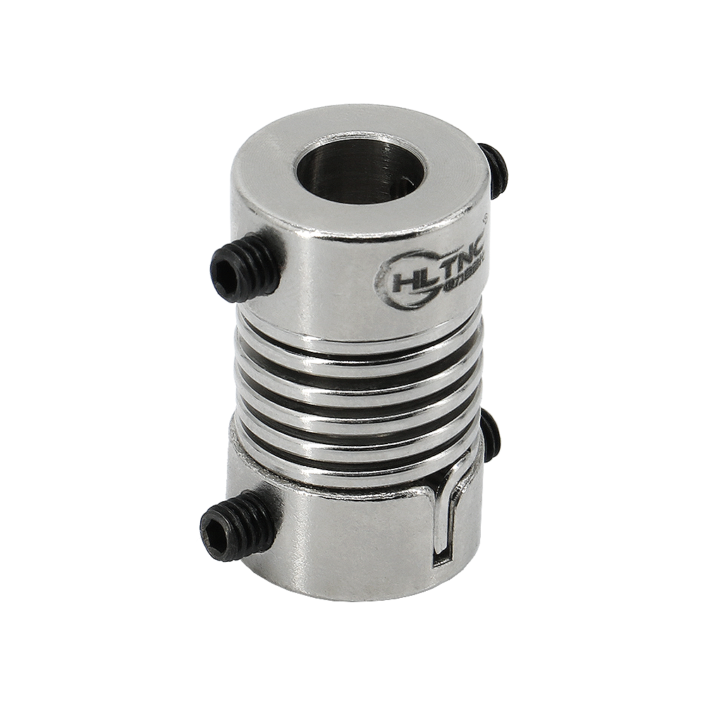 High quality LP spring coupling D16L25 top thread type flexible shaft rotary encoder coupling