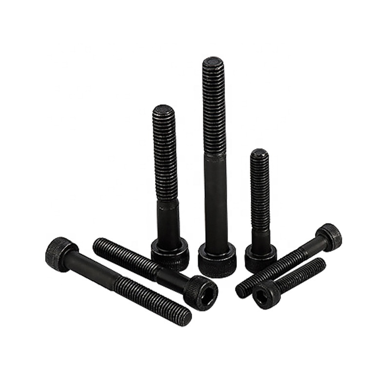 Plain Carbon Steel 12.9 Strength M4 Inner Hexagon Bolt Hexagonal Socket Head Bolt Hexagon Socket Bolt