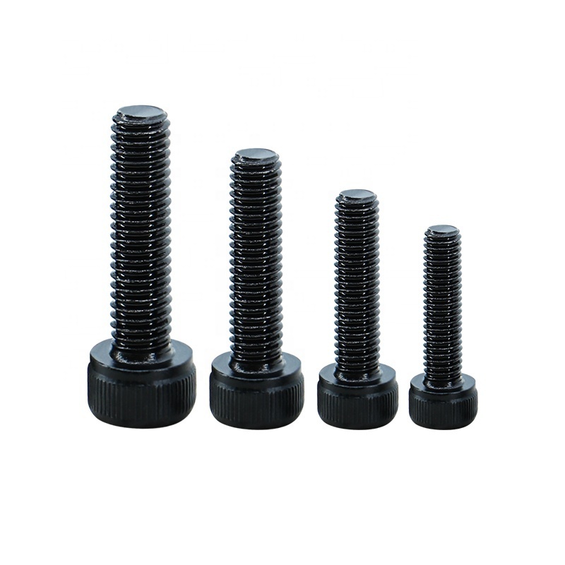 Plain Carbon Steel 12.9 Strength M4 Inner Hexagon Bolt Hexagonal Socket Head Bolt Hexagon Socket Bolt