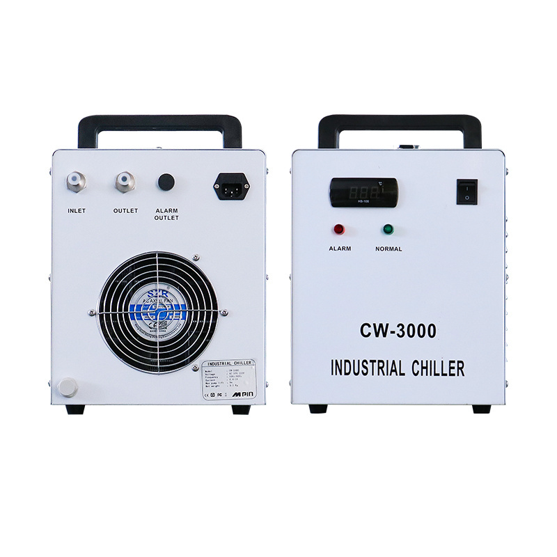 Industrial water chiller cw3000 Factory Price co2 laser tube small air cooled water chiller cw3000 HLTNC