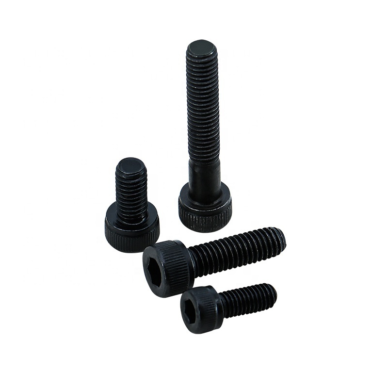 Plain Carbon Steel 12.9 Strength M4 Inner Hexagon Bolt Hexagonal Socket Head Bolt Hexagon Socket Bolt