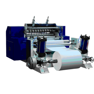 GPF-1100 Semi-Automatic Roll To Roll ATM Fax Paper Slitting And Rewinding Thermal Paper Slitting Machine