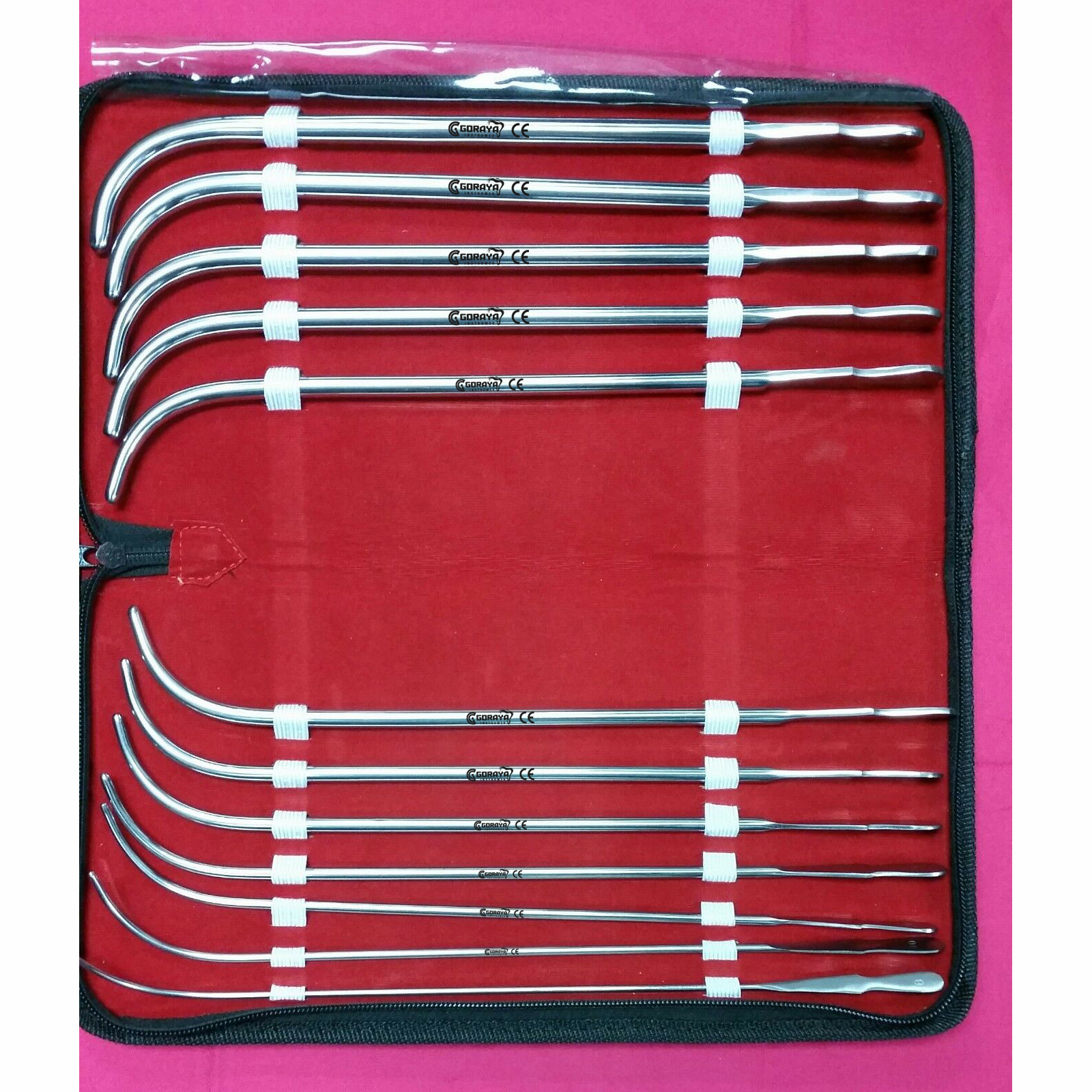 HOT SALE GORAYA GERMAN NEW O.R GRADE 12 EA VAN BUREN DILATOR URITHRAL SOUNDS SETS OB Gyn Surgical CE ISO APPROVED