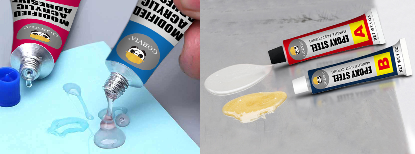 FREE sample Two-component mixed high-viscosity long-lasting waterproof quick drying Epoxy AB Glue