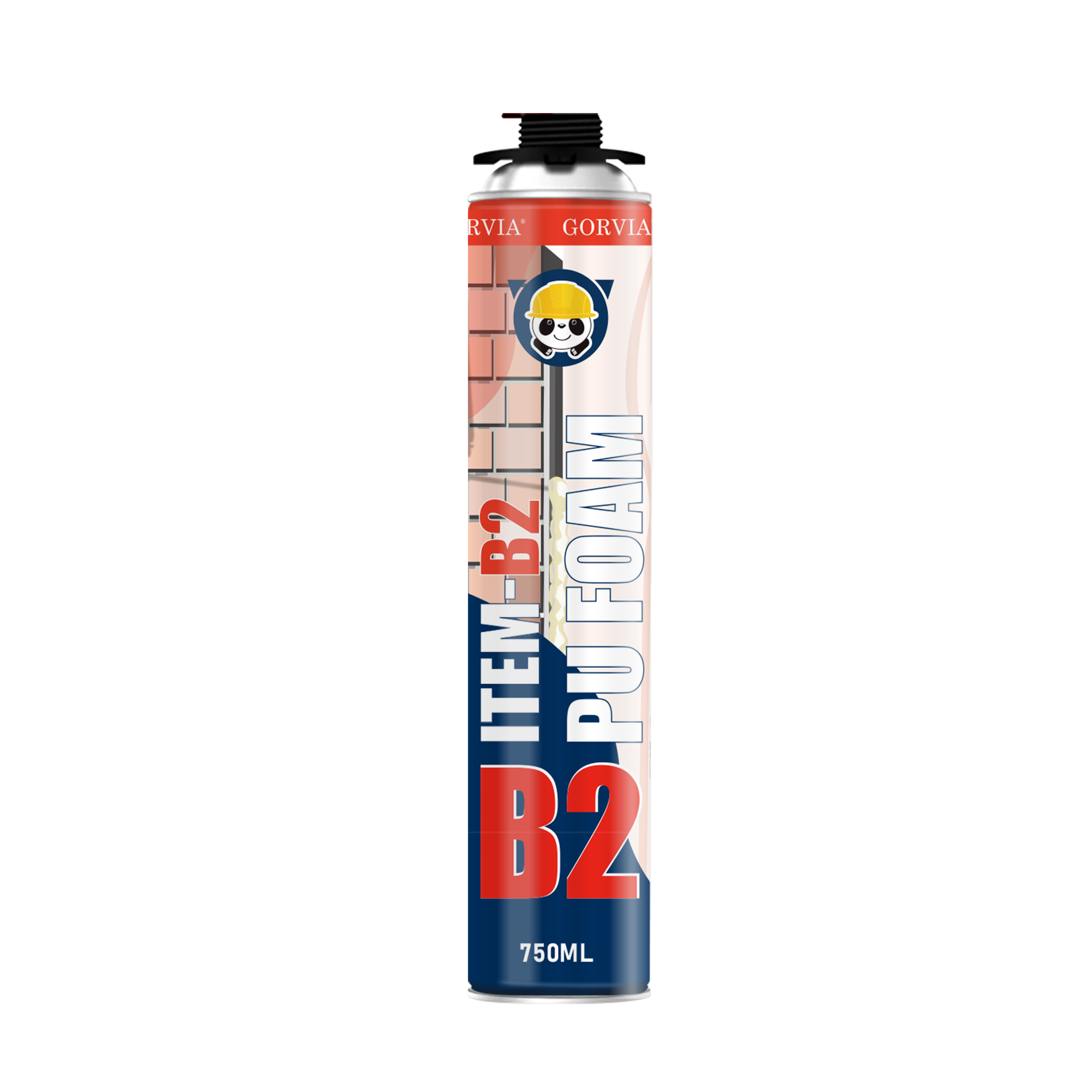 GORVIA 500ml B2 Muti use Fireproof Gap Filler Polyurethane Foam PU Foam