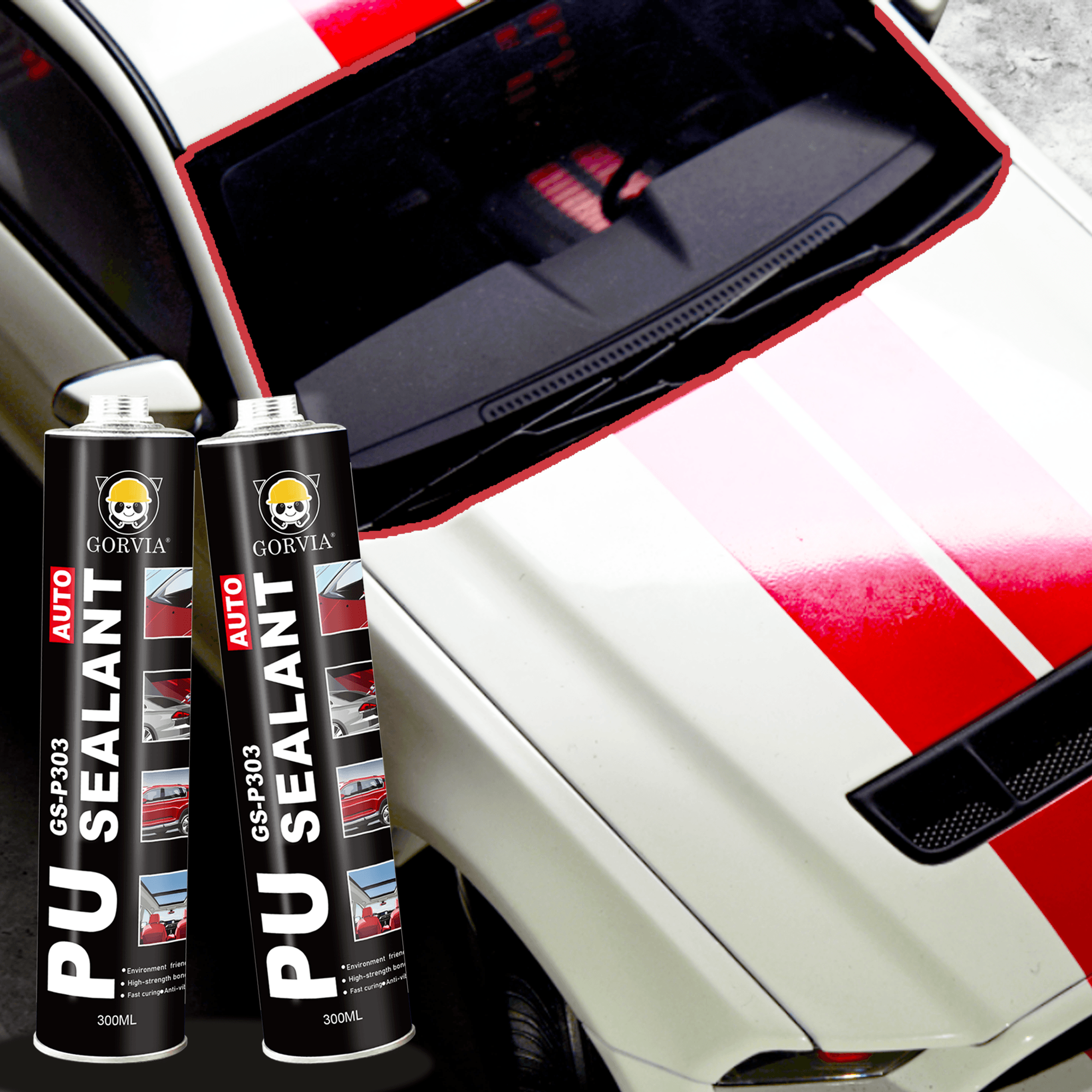 GORVIA High Strength Auto Windshield Polyurethane Sealant PU sealant For Car