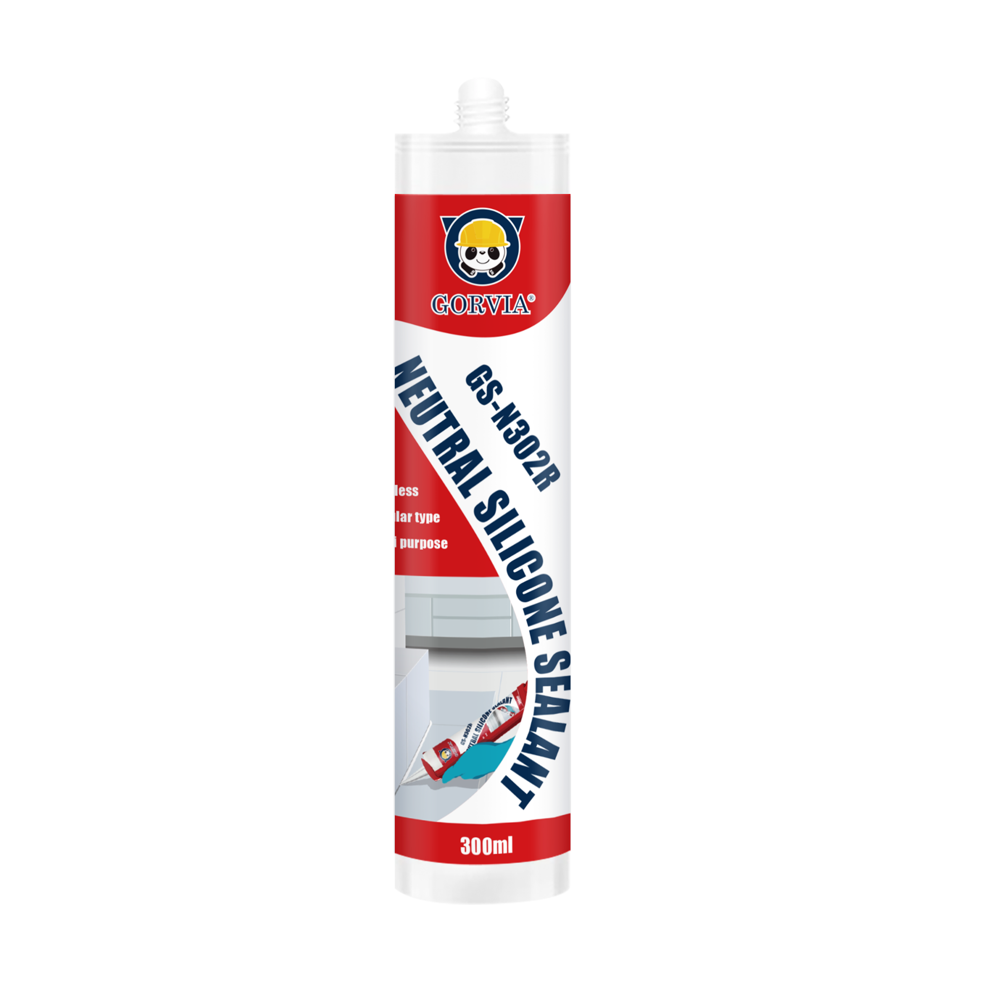 GORVIA Glass Glue Clear Silicone Sealant Weather Resistance Neutral Silicone Sealant