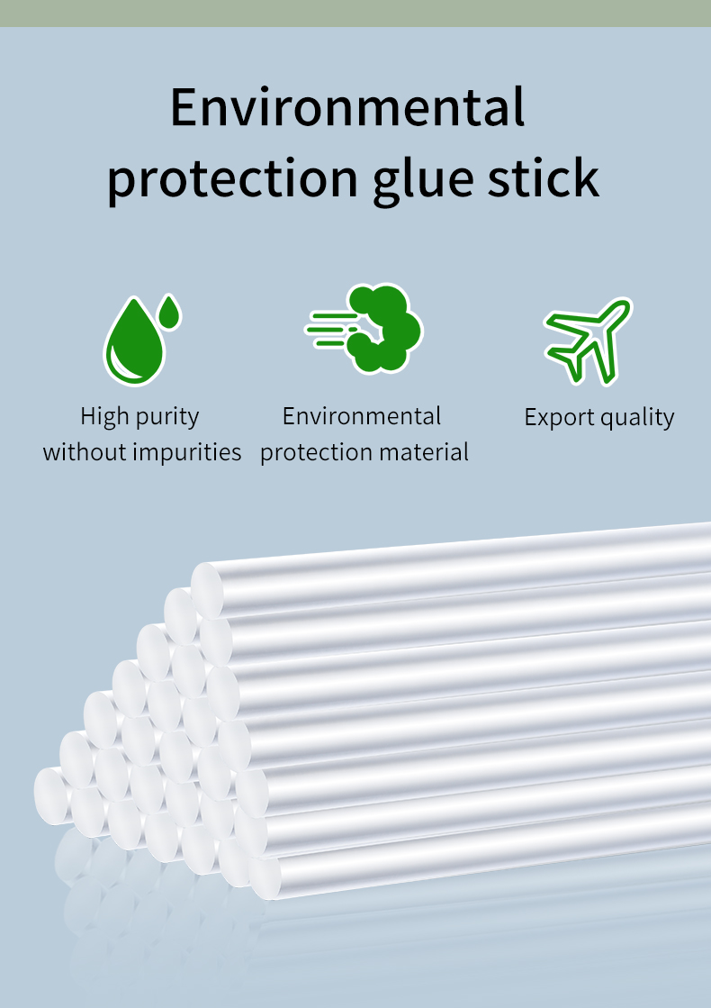 Stick Transparent Thin Silicone Bars Hot Melt Glue for Crafts