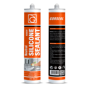 Factory Wholesale Price 300ml 600ml Transparent Black White Grey Adhesives Neutral Silicone Sealant