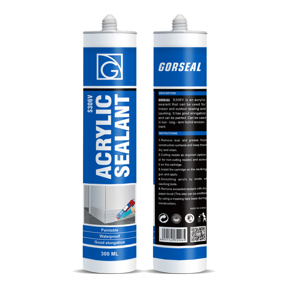 GORSEAL 300ML High Bonding Strength Paintable Caulking Glue Acrylic Sealant