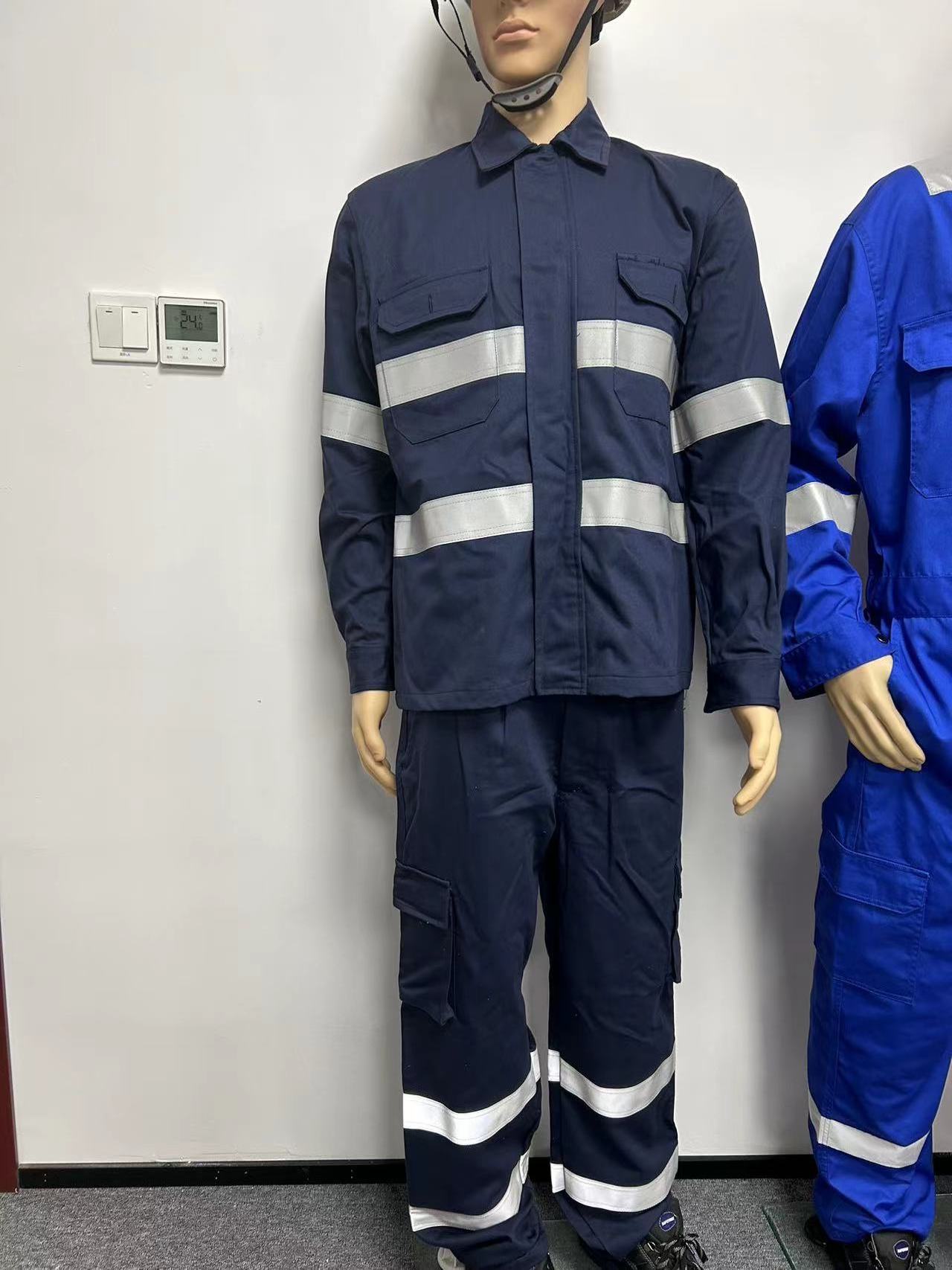 CE Certified High Quality Welder Work Suit Fire Resistant Strong Stitched Safety Suits