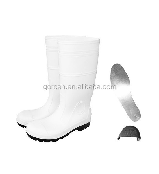 PVC Gumboots with Steel Toe Caps and plate    Mining boots