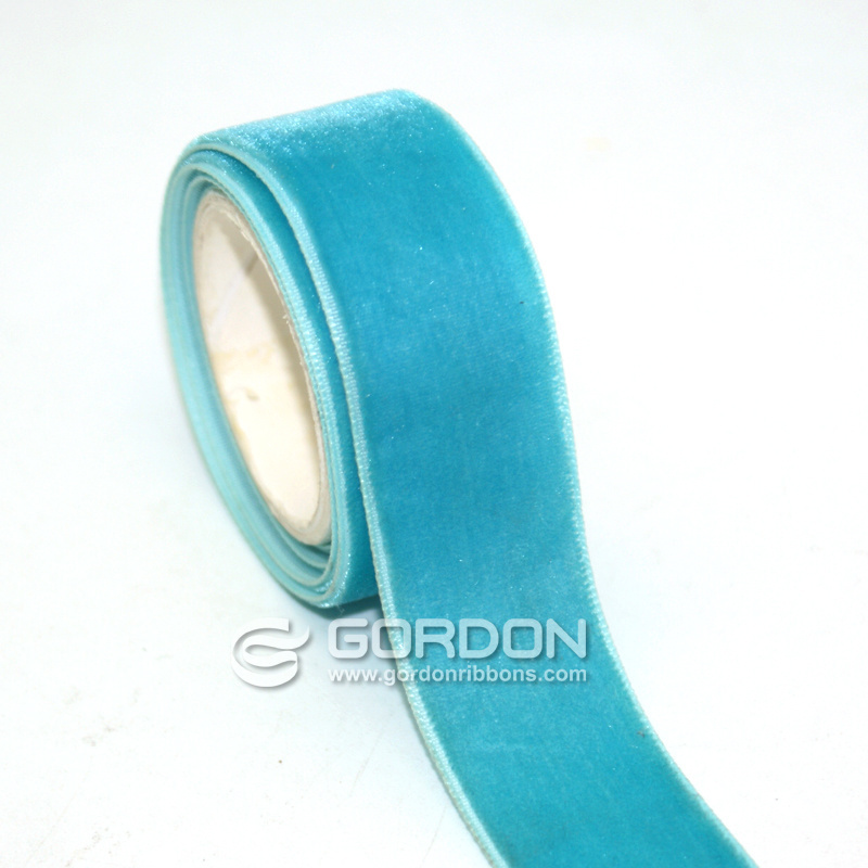 velvet ribbon high quality none elastic ribbon 25mm