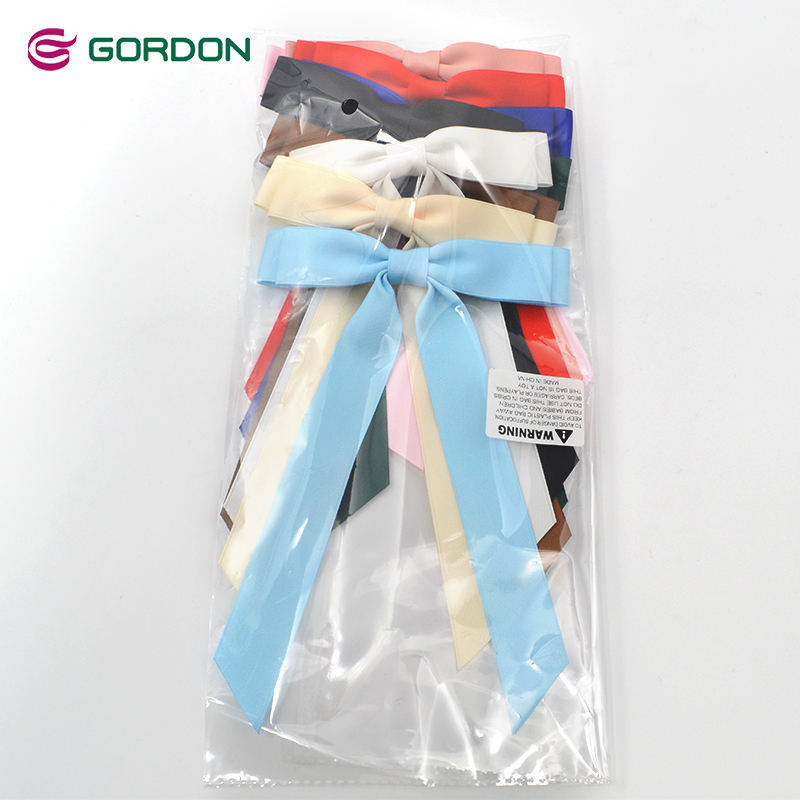 Gordon Ribbons Silk Ribbon Hair Bows With Alligator Clip For Girls Luxury Elegant Matt Ribbon Hair Bow