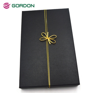 Gordon Ribbons Small Decoration Bow with Elastic Loop String for Diy Gift Wrapping Ribbon Rope Pre-Tied Cord Bow