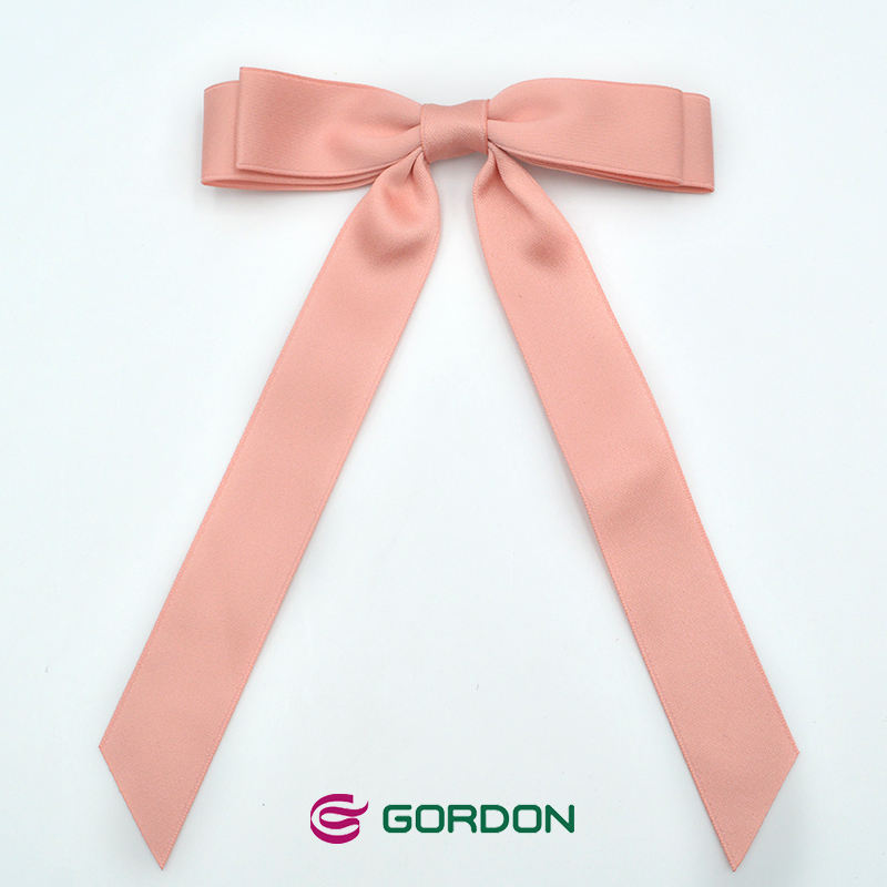 Gordon Ribbons Silk Ribbon Hair Bows With Alligator Clip For Girls Luxury Elegant Matt Ribbon Hair Bow