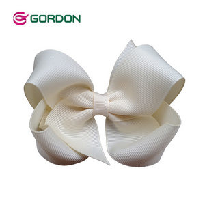 factory wholesale new style boutique girls grosgrain ribbon hair bows