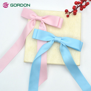 Gordon Ribbons Silk Ribbon Hair Bows With Alligator Clip For Girls Luxury Elegant Matt Ribbon Hair Bow