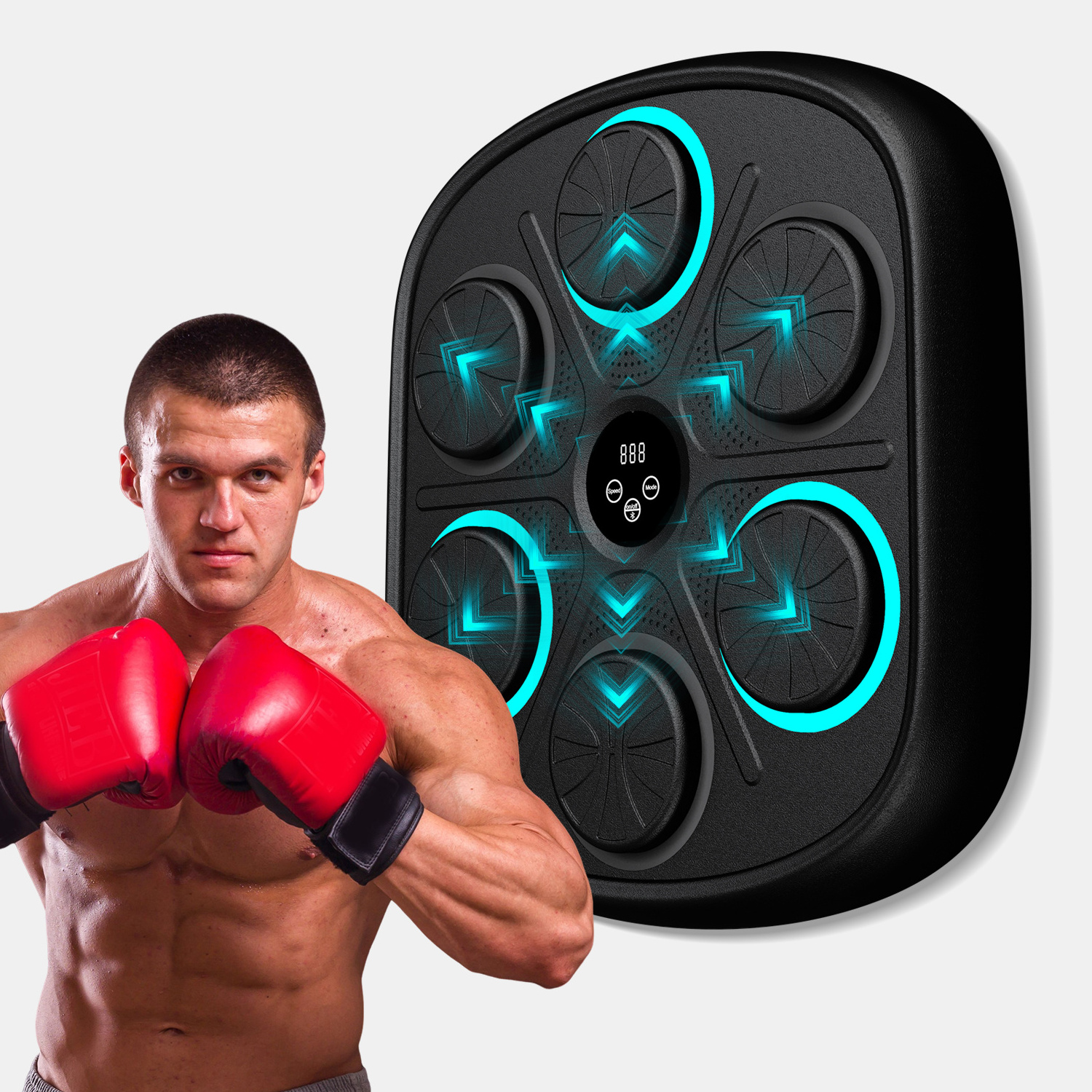 GORDON Factory Smart Focus Agility Training Digital Boxing For adults Wall Target Smart Punching Music Boxing Training Machine