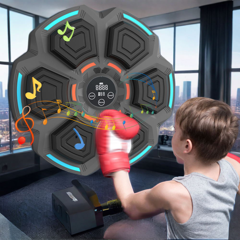 GORDON OEM Wholesale Smart Music Boxing Target Pad Light Up Home Boxing Trainer Wall Mounted Music Boxing Training Machine