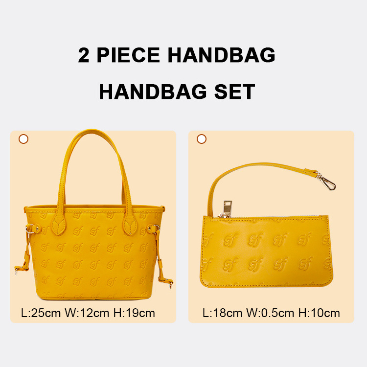 Purses And Handbags Wholesale, Leather Mini Bag Set Custom Design Women Luxury Famous Brands  Tote Bag/