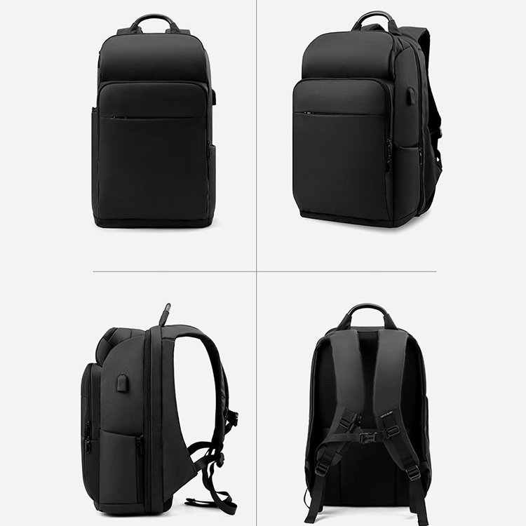 hot sale travel business mochilas fashion design water resistant bag USB charger expand design 15.6 inch laptop backpack