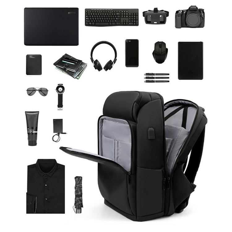 hot sale travel business mochilas fashion design water resistant bag USB charger expand design 15.6 inch laptop backpack