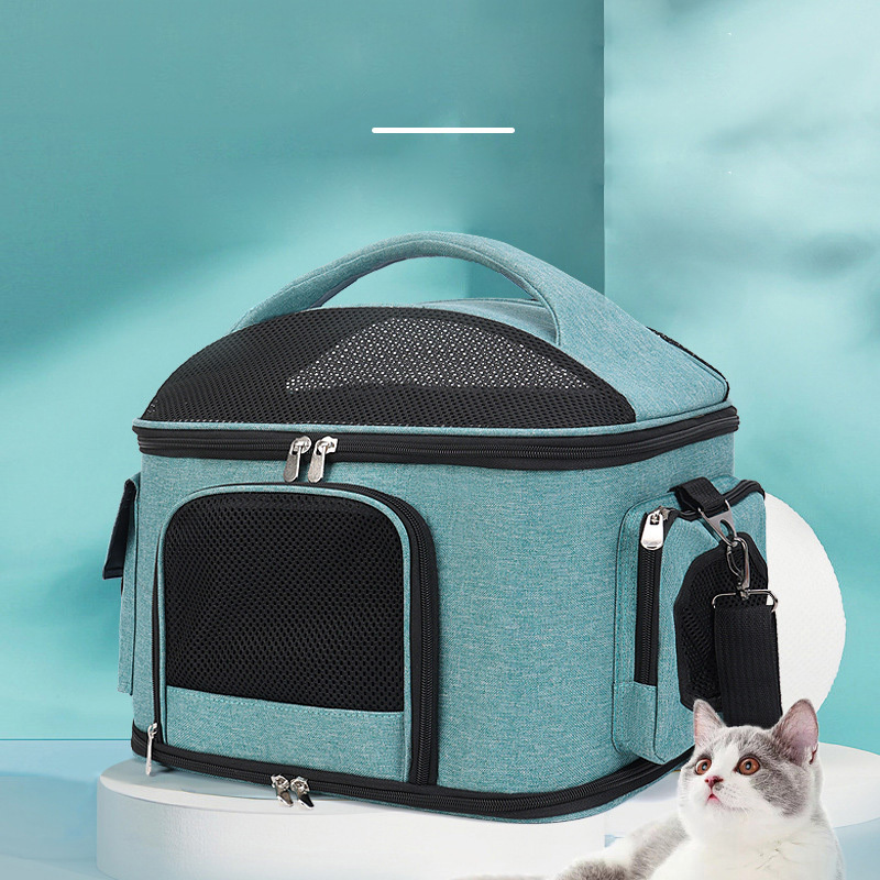 Large Cat Carrier Certified Soft Side Pet Carrier for Small Dog Collapsible Travel Airline Approved Carrier for Large Cats