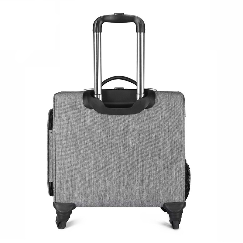 Pet Travel Trolley Case Portable Pet Suitcase with Universal Wheel General Pet Box