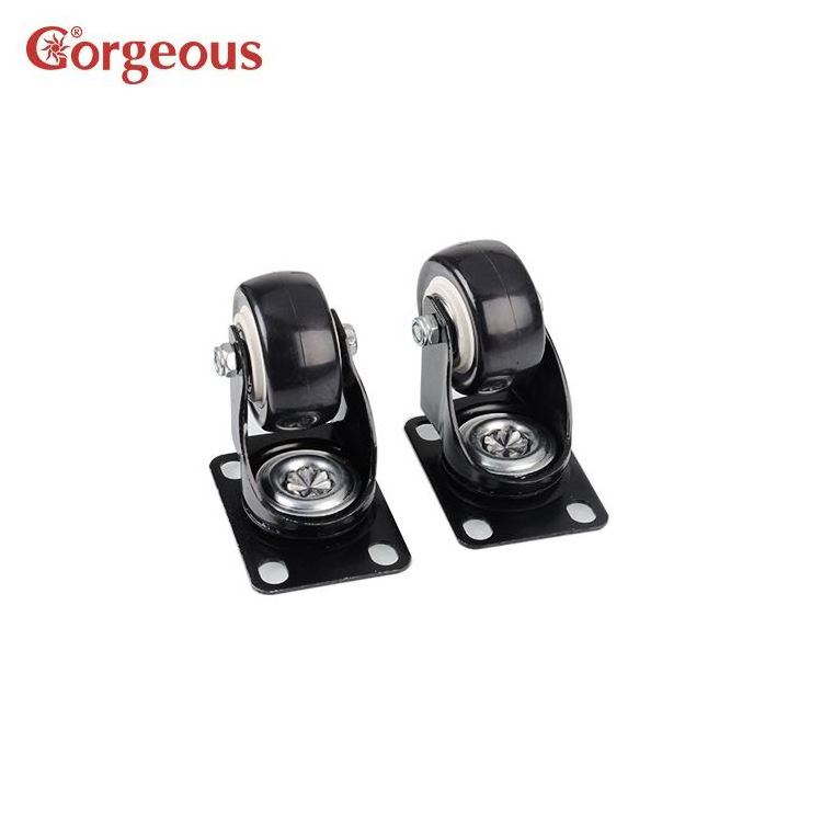 Gorgeous Hardware Swivel Rigid Rubber Caster Wheel Pneumatic Caster Rigid Caster Wheel