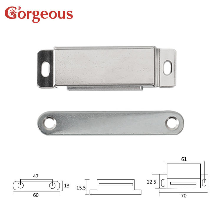 different stainless steel heavy duty magnetic force furniture cupboard catch cabinet door magnetic latch