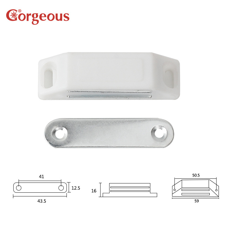 kinds of plastic heavy duty power push lock cupboard door catch magnetic push latch furniture cabinet catches