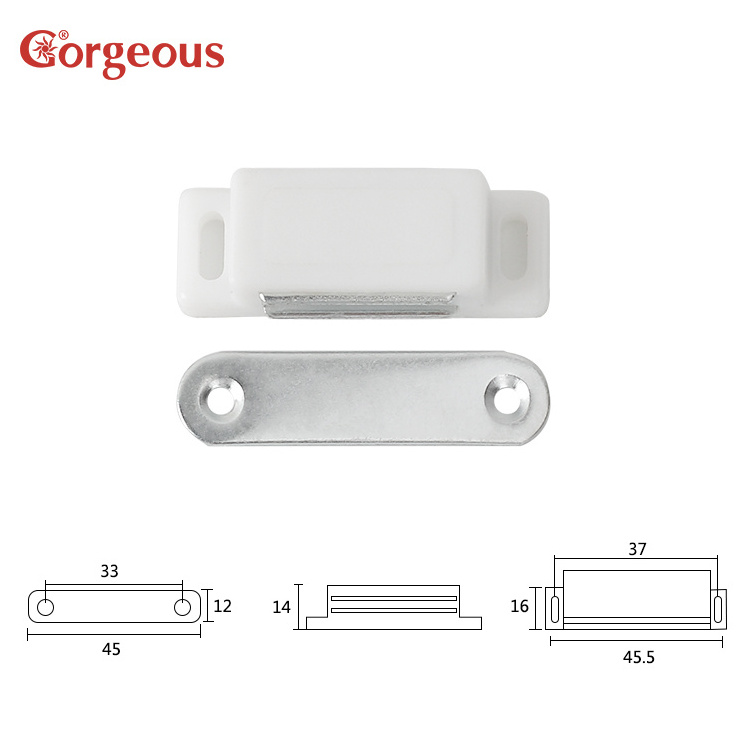 kinds of plastic heavy duty power push lock cupboard door catch magnetic push latch furniture cabinet catches