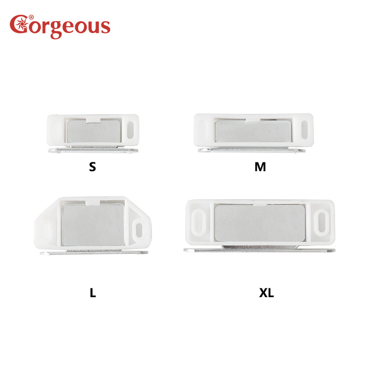 kinds of plastic heavy duty power push lock cupboard door catch magnetic push latch furniture cabinet catches