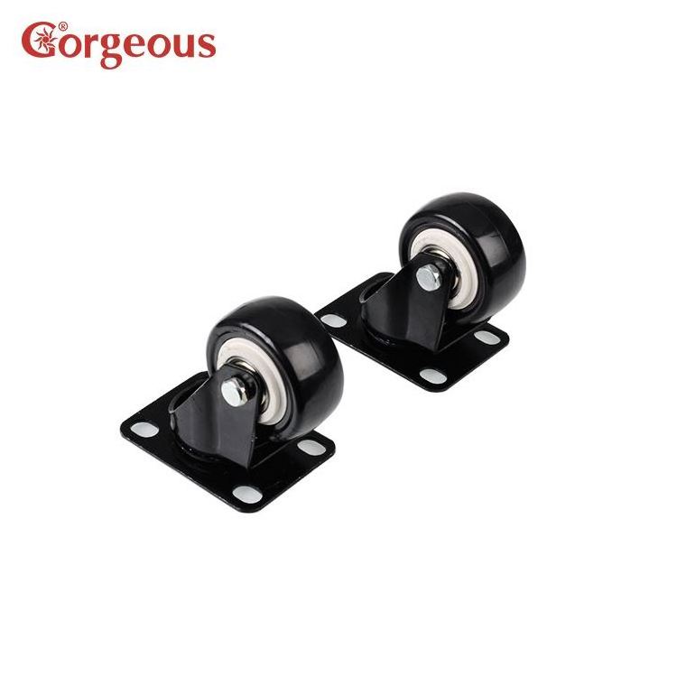 Gorgeous Hardware Swivel Rigid Rubber Caster Wheel Pneumatic Caster Rigid Caster Wheel