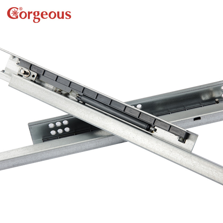 cabinet slider drawer rail heavy duty full extension runners concealed soft close two way under mount drawer slide