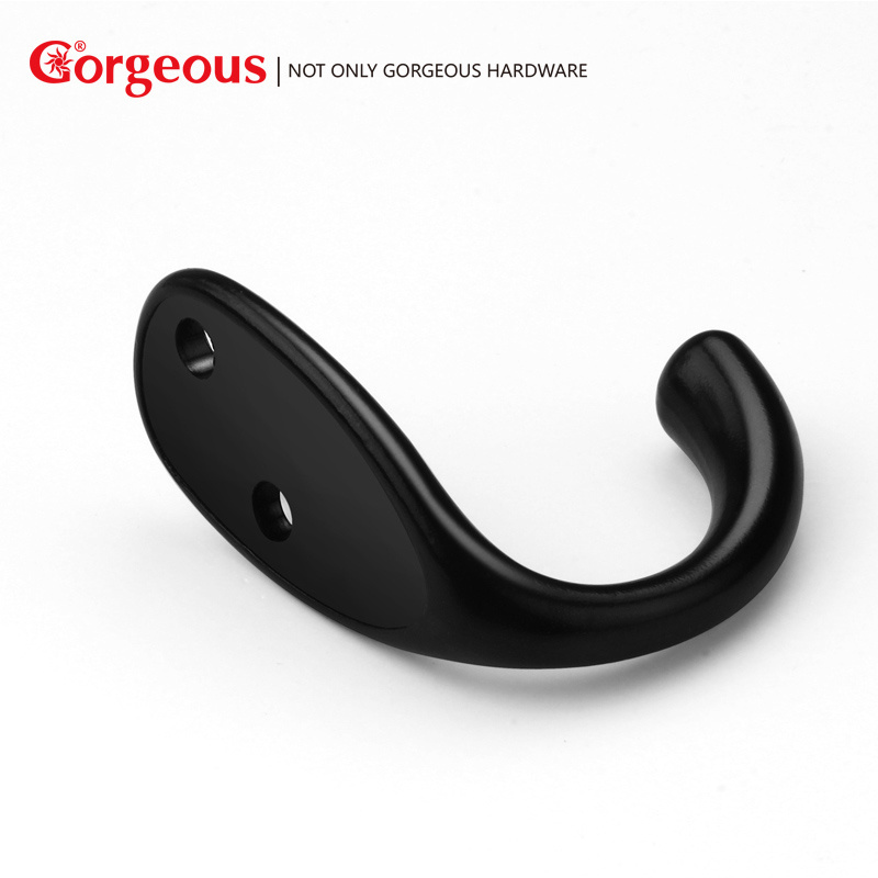 G209 wall mount coat hook black coat hook cloth hook hangers