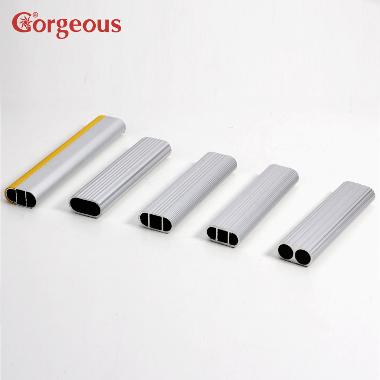 wall mounted clothes aluminum wardrobe hanging rod holder wardrobe rail bracket wardrobe tube closet rods