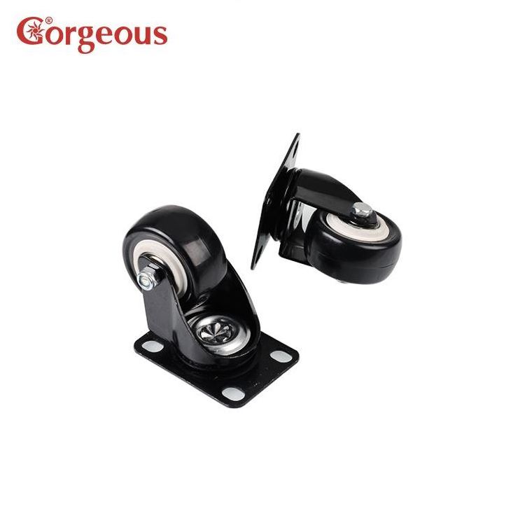 Gorgeous Hardware Swivel Rigid Rubber Caster Wheel Pneumatic Caster Rigid Caster Wheel